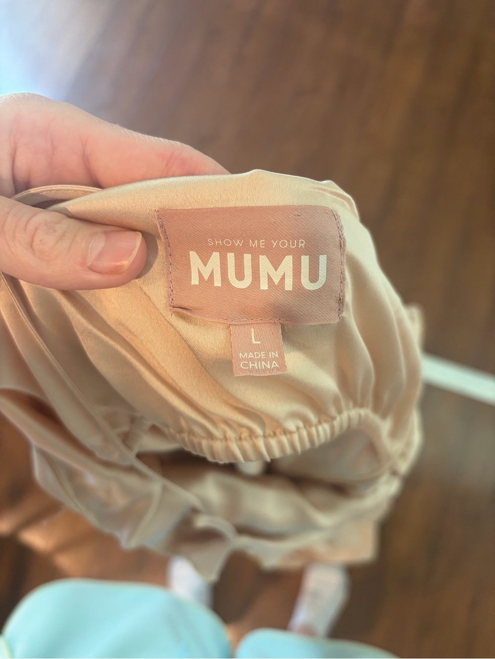 Show Me Your MuMu Champagne Romance Ruffle Dress - Picture 6 of 6